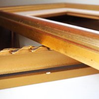 Vintage wooden frames | Vintage wooden picture frames | Gilded vintage frames | Made in Finland