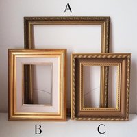 Vintage wooden frames | Vintage wooden picture frames | Gilded vintage frames | Made in Finland