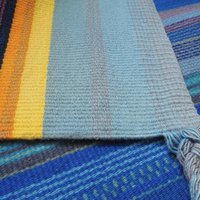 Vintage wall tapestry | Arktinen Horisontti by Elsa Montell-Saanio | Finnish Raanu | Lapland | Vintage wall hanging | Made in Finland