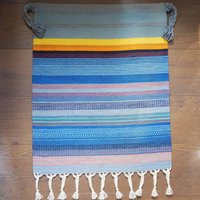 Vintage wall tapestry | Arktinen Horisontti by Elsa Montell-Saanio | Finnish Raanu | Lapland | Vintage wall hanging | Made in Finland