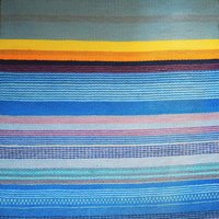 Vintage wall tapestry | Arktinen Horisontti by Elsa Montell-Saanio | Finnish Raanu | Lapland | Vintage wall hanging | Made in Finland