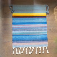 Vintage wall tapestry | Arktinen Horisontti by Elsa Montell-Saanio | Finnish Raanu | Lapland | Vintage wall hanging | Made in Finland