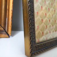 Vintage photo frame 18x24 cm | Vintage brass frame | Brass picture frame | Vintage picture frame | Finnish photo frame