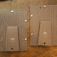 Set of two vintage photo frames | Vintage photo frames 13x18 cm | Vintage picture frames | Vintage picture frames