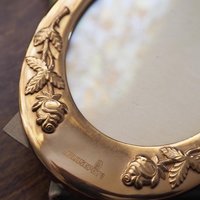 Vintage photo frame | Oval photo frame Finland | Floral picture frame | Vintage picture frame | Made in Finland