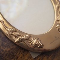 Vintage photo frame | Oval photo frame Finland | Floral picture frame | Vintage picture frame | Made in Finland