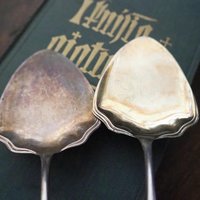Vintage alpacca silver cake servers | Set of two vintage cake servers | Alpacca silver cake servers | Vintage serveware
