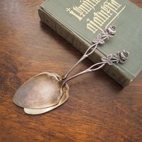 Vintage alpacca silver cake servers | Set of two vintage cake servers | Alpacca silver cake servers | Vintage serveware