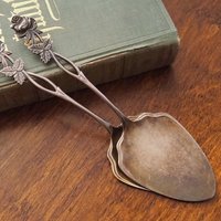 Vintage alpacca silver cake servers | Set of two vintage cake servers | Alpacca silver cake servers | Vintage serveware