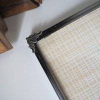 Vintage photo frame 18x24 cm | Vintage photo frame | Silver plated picture frame | Vintage silver picture frame