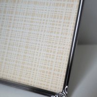 Vintage photo frame 18x24 cm | Vintage photo frame | Silver plated picture frame | Vintage silver picture frame