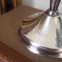 Vintage alpacca candelabra | Alpacca silver candelabra | Three arm candlestick holder | Vintage candelabrum