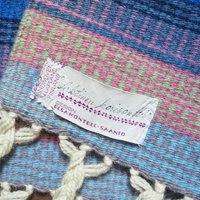 Vintage wall tapestry | Arktinen Horisontti by Elsa Montell-Saanio | Finnish Raanu | Lapland | Vintage wall hanging | Made in Finland