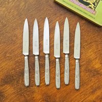Set of six vintage fruit knives | Solingen fruit knives | Midcentury fruit knives | Vintage Solingen fruit knives | Made in Sweden