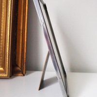 Vintage photo frame 18x24 cm | Vintage photo frame | Silver plated picture frame | Vintage silver picture frame