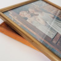 Vintage wall art set | Framed vintage prints for a nursery or a little girl's room | Vintage prints | Framed vintage prints