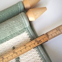 Vintage wall hanging | Long wall hanging | Nature wall hanging | Scandinavian woven textile | Made in Finland