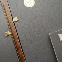 Set of two vintage photo frames | Vintage photo frames | Vintage brass picture frames | Mismatched photo frames