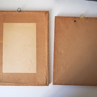 Vintage wall art set | Framed vintage prints for a nursery or a little girl's room | Vintage prints | Framed vintage prints