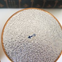 Pair of vintage candlestick holders | Gold plated candlestick holders | Simple candlestick holders | Made in Finland