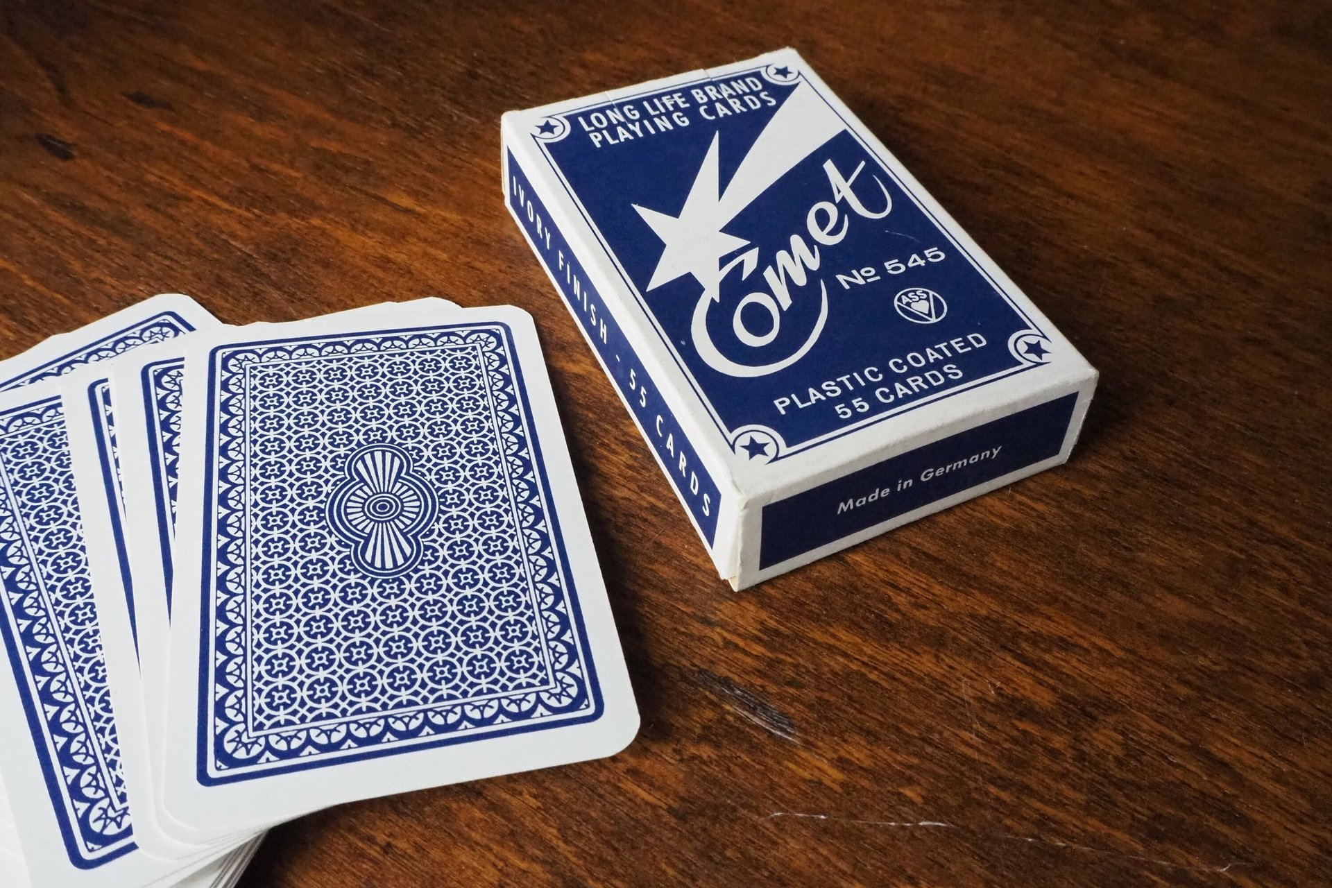 Vintage playing cards | Vintage card deck | Comet playing cards | Retro playing cards