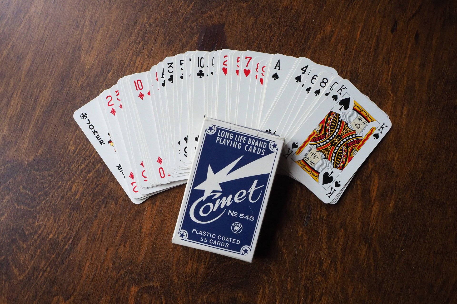 Vintage playing cards | Vintage card deck | Comet playing cards | Retro playing cards