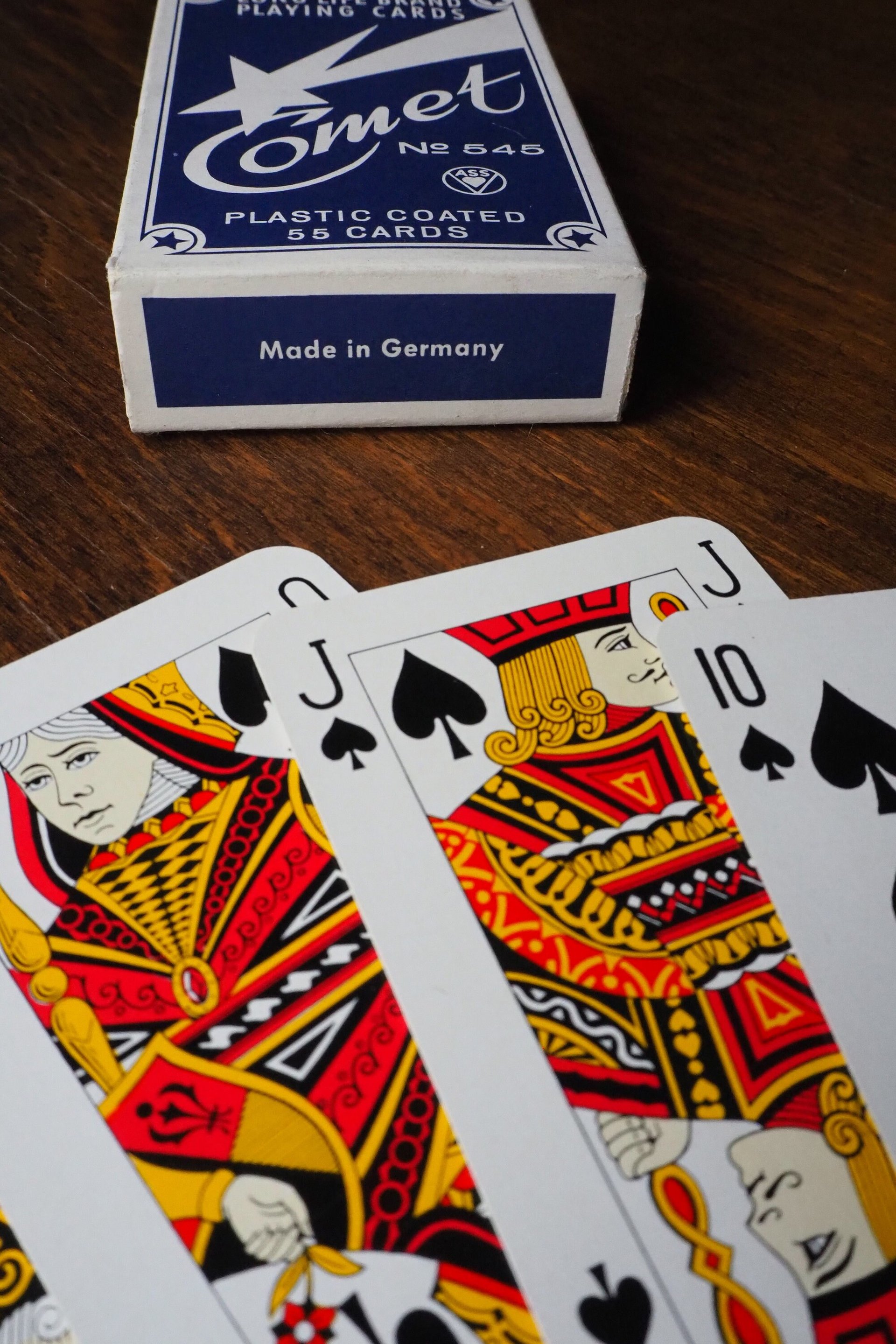 Vintage playing cards | Vintage card deck | Comet playing cards | Retro playing cards