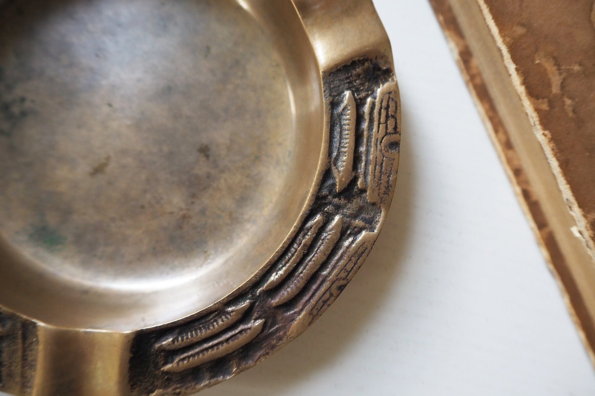 Vintage brass ashtray | Vintage ashtray | Brass ashtray