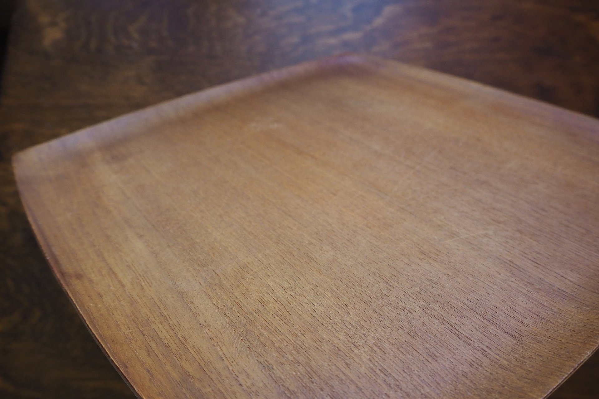 Vintage teak tray | Vintage Lainisalo teak tray | Rectangular teak serving tray | Finnish teak tray | Lainisalo teak tray