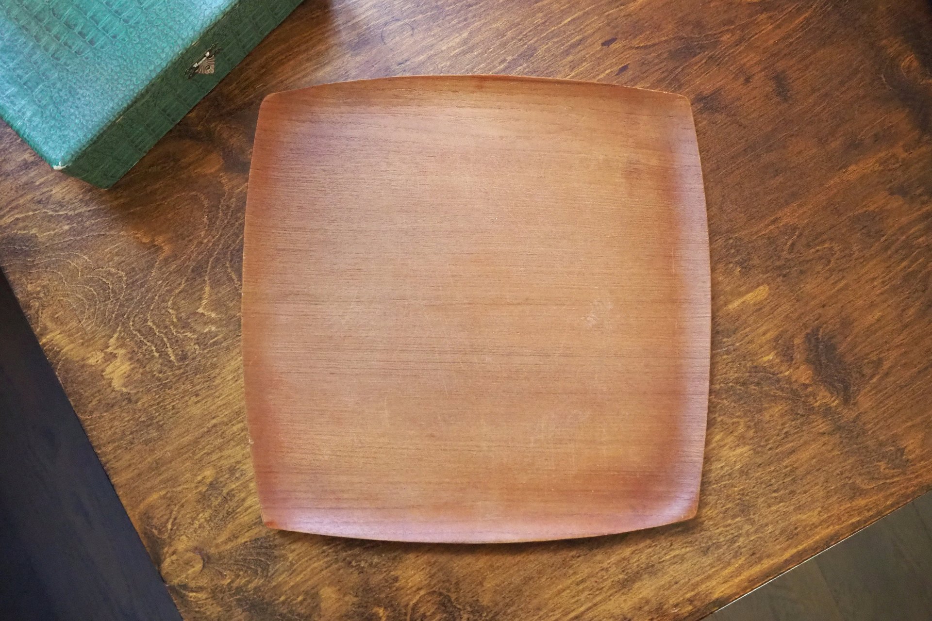 Vintage teak tray | Vintage Lainisalo teak tray | Rectangular teak serving tray | Finnish teak tray | Lainisalo teak tray