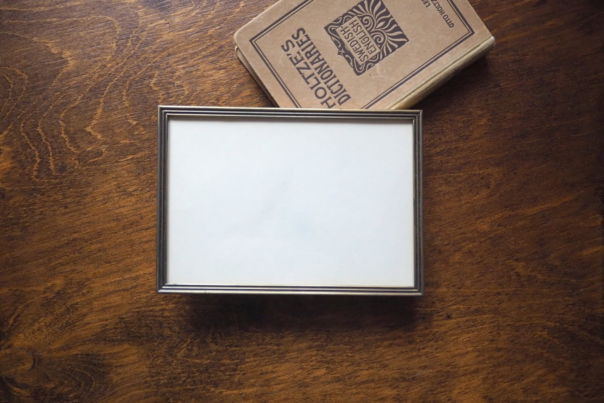 Vintage brass photo frame | Brass photo frame 12x17 cm | Brass picture frame | Vintage brass picture frame
