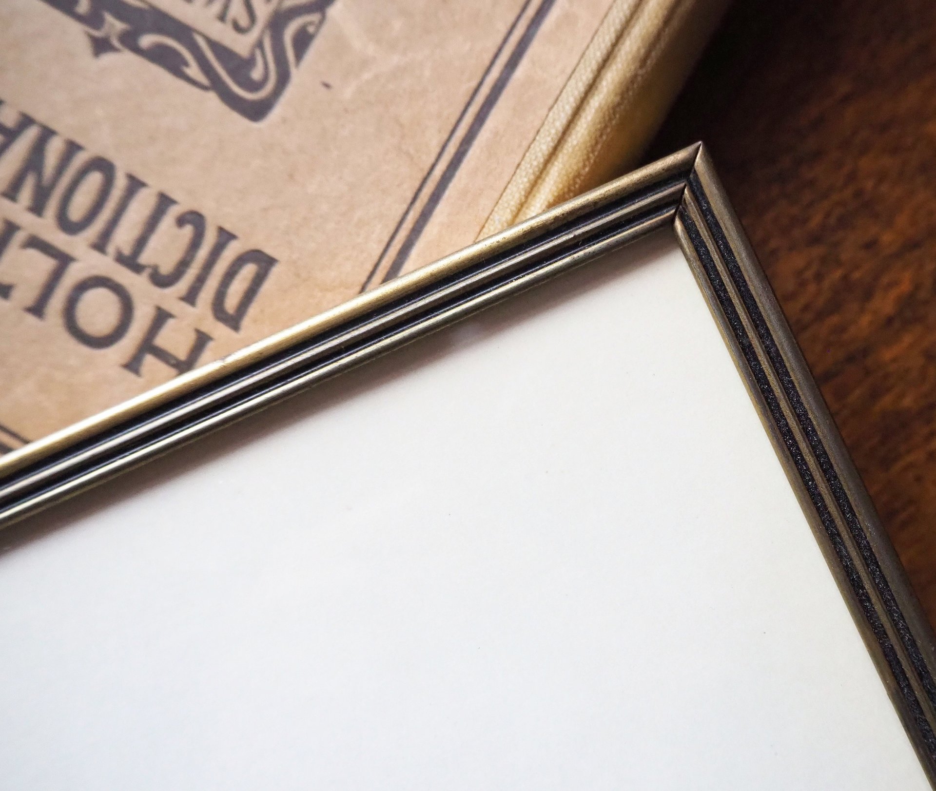 Vintage brass photo frame | Brass photo frame 12x17 cm | Brass picture frame | Vintage brass picture frame