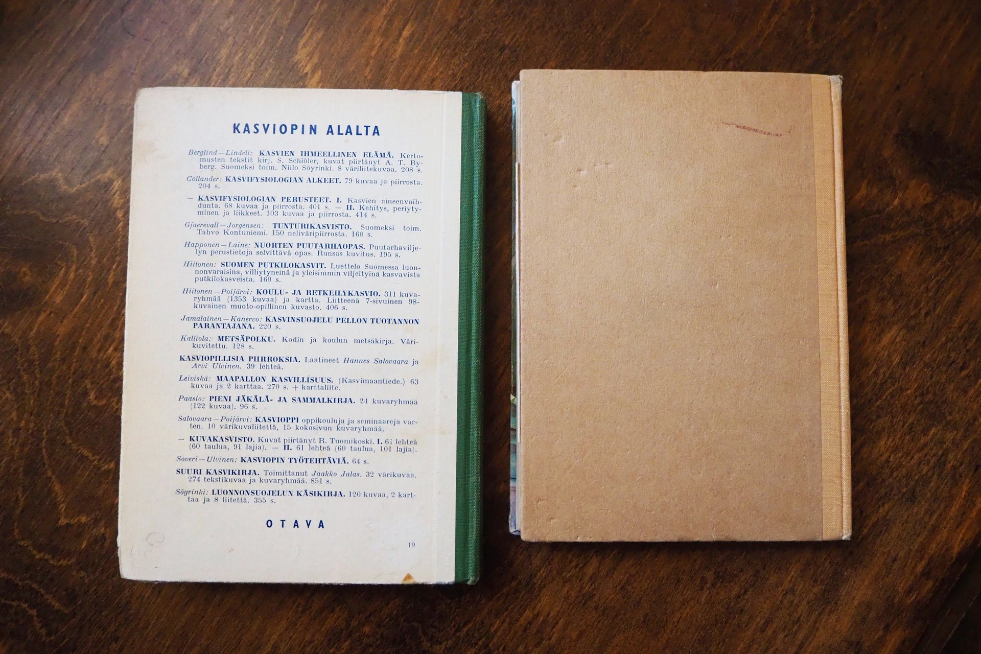 Vintage school books | Kasvioppi | Finnish nature books | Vintage botany school books | Vintage nature school books