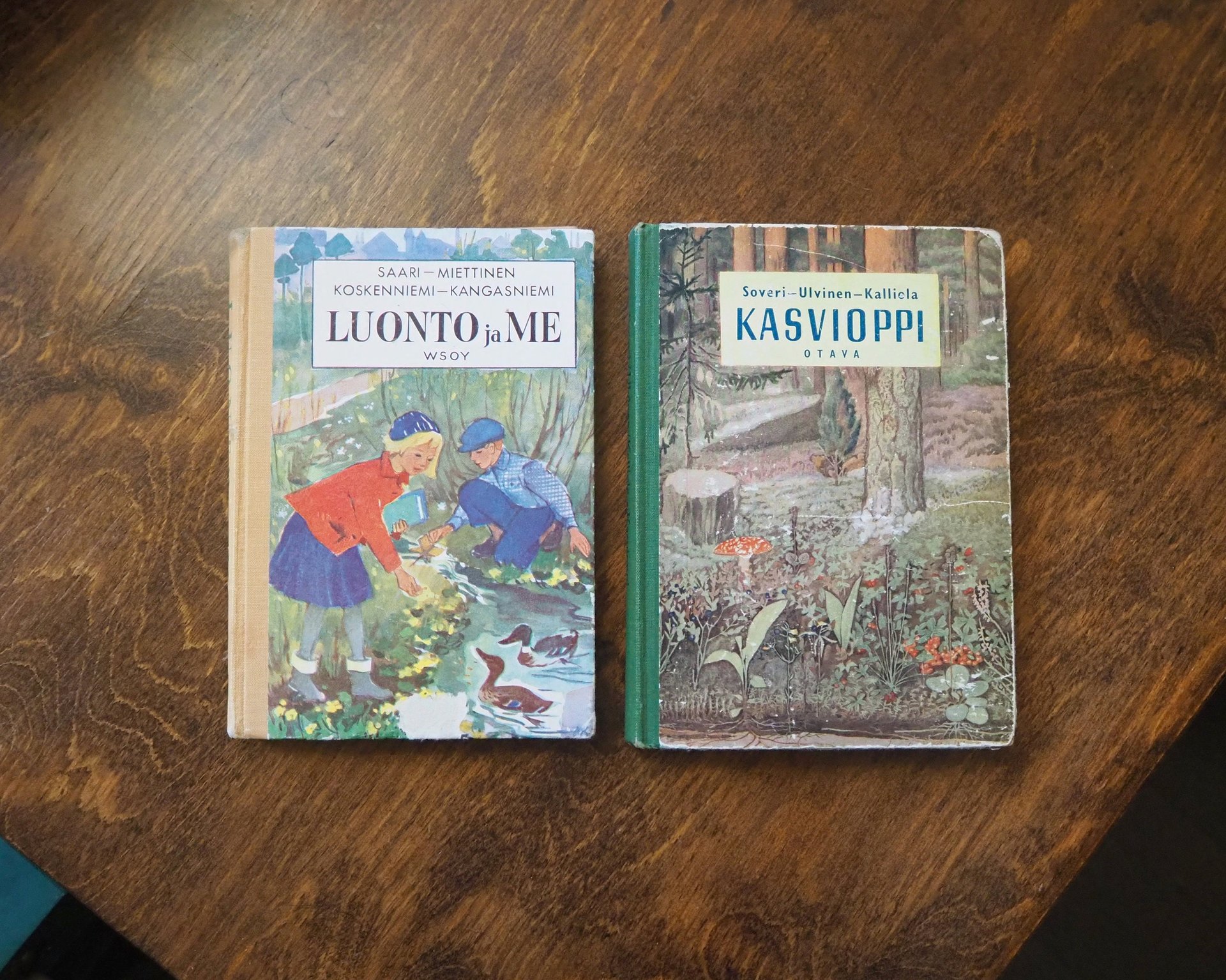 Vintage school books | Kasvioppi | Finnish nature books | Vintage botany school books | Vintage nature school books