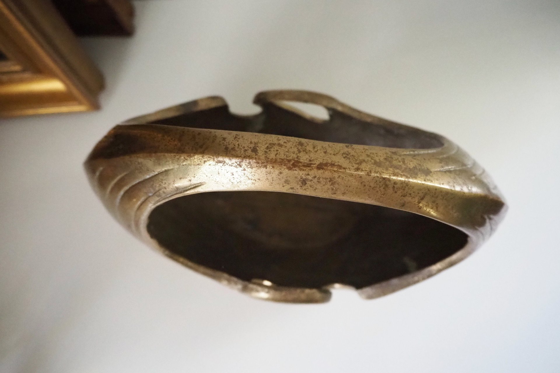 Vintage swan basket planter | Brass planter | Large vintage planter | Brass swan planter | Round swan planter