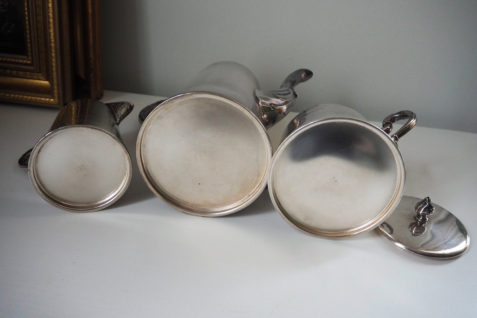 Vintage silver plated WMF coffee set | Antique WMF coffee / tea set | WMF silver plated teapot set | Made in Germany