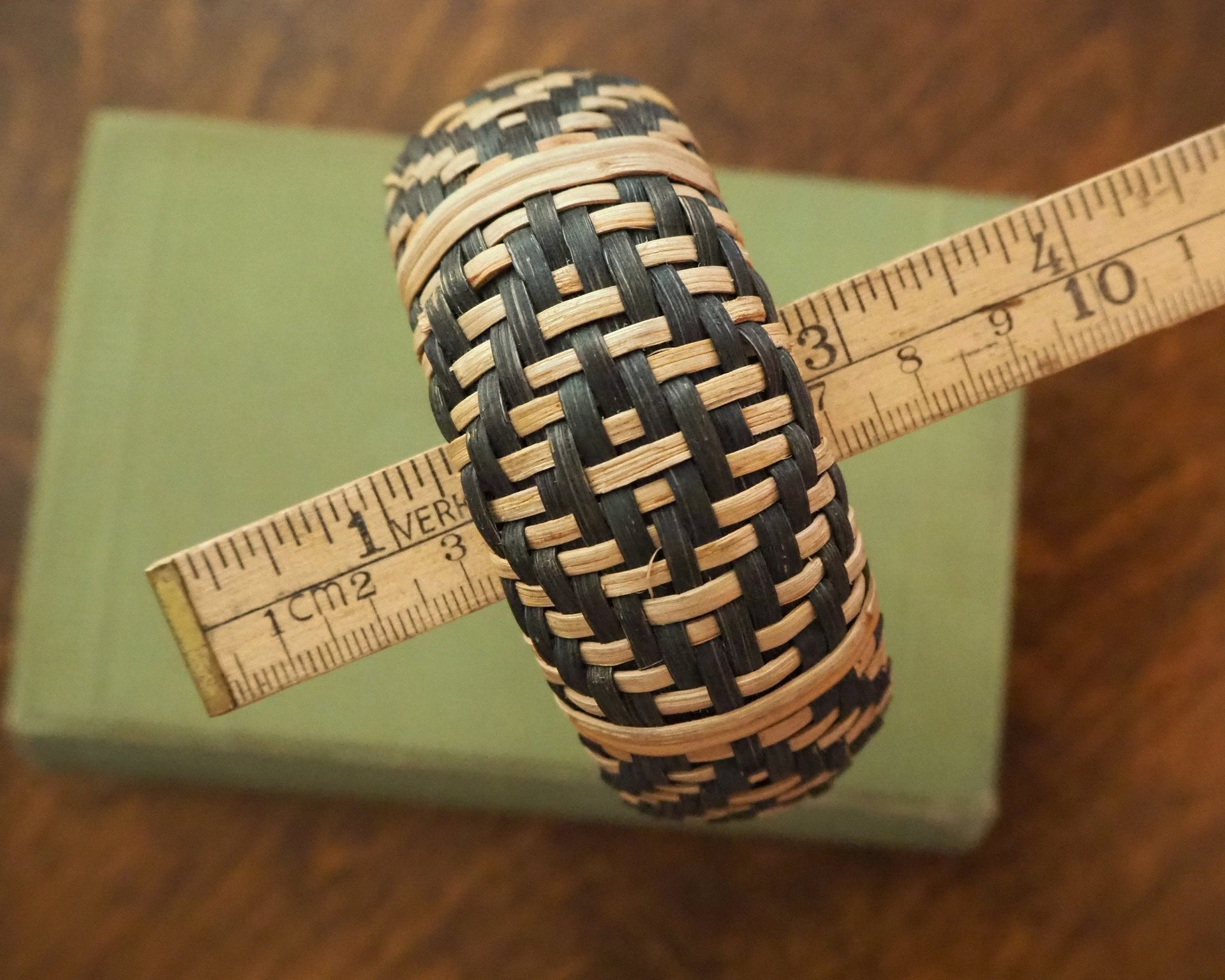 Vintage rattan bangle | Vintage rattan bangle | Chunky rattan bangle | Stacking bangle | Boho bangle bracelet