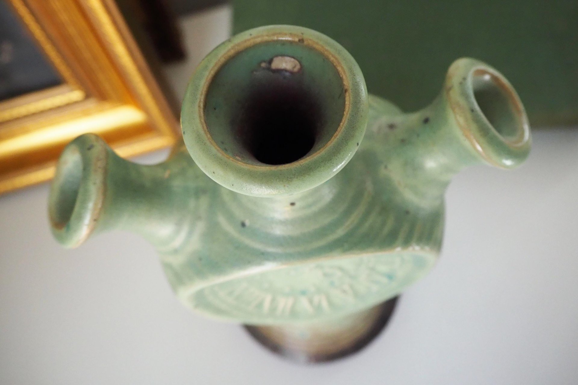 Vintage Kupittaan Savi vase | Vintage ceramic vase | Okki Laine | Finnish ceramics | Vintage vase | Scandinavian ceramic vase