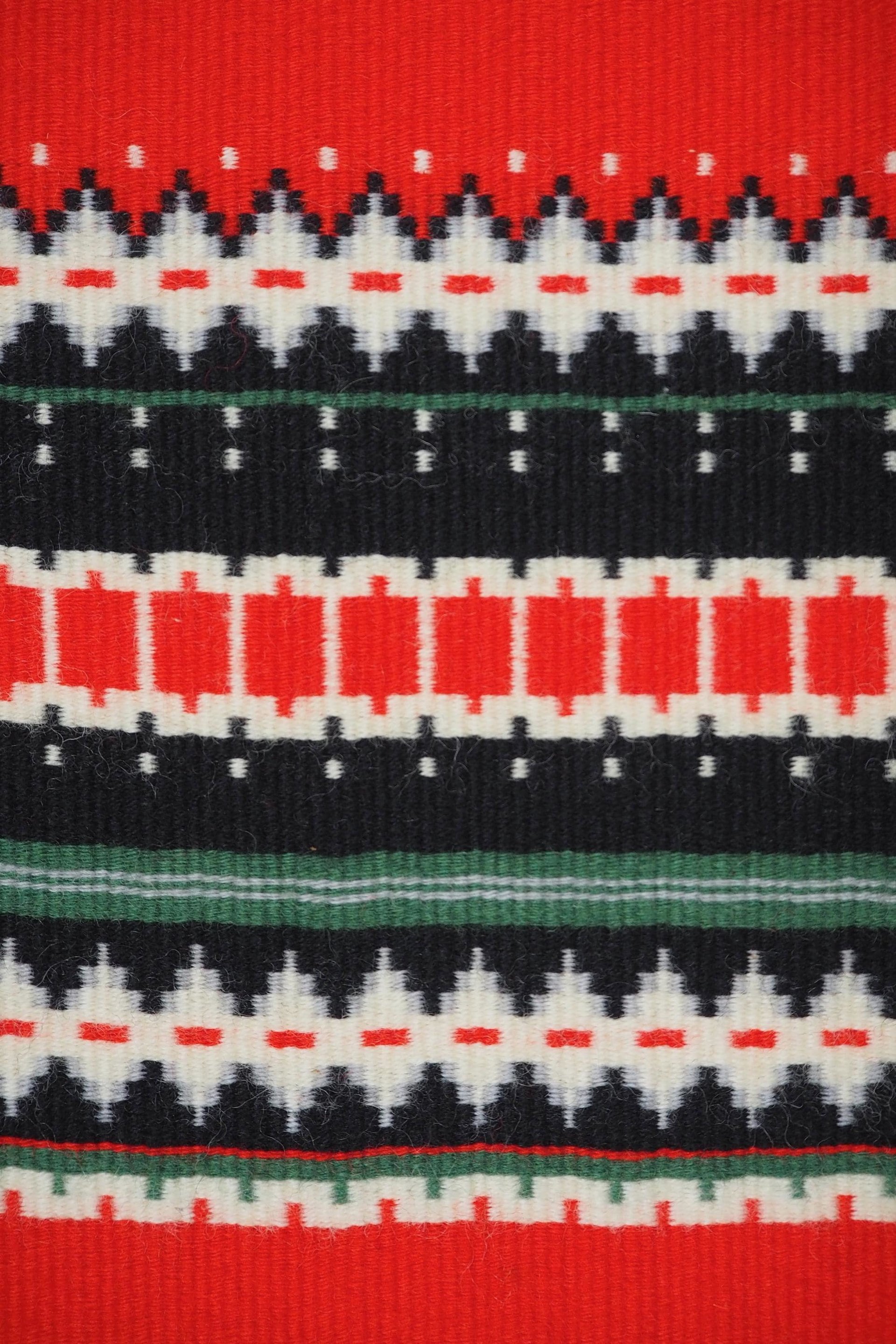 Vintage wall hanging | Large wall hanging | Scandinavian woven textile | Geometrical wall hanging | Large Scandinavian wall hanging