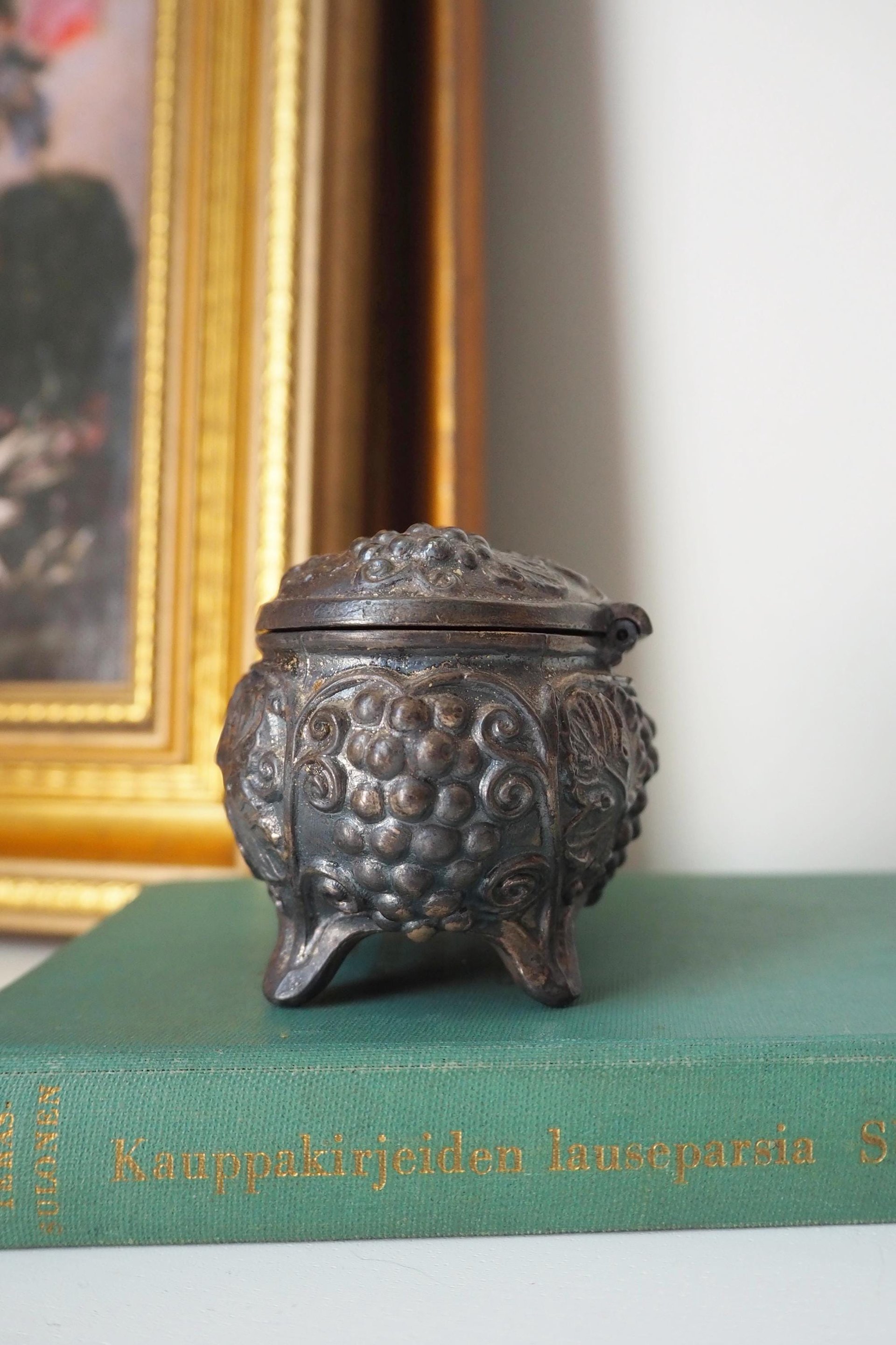 Vintage silver plated jewelry box | Made in Sweden | Vintage silver plated ring box | Vintage Swedish jewelry box