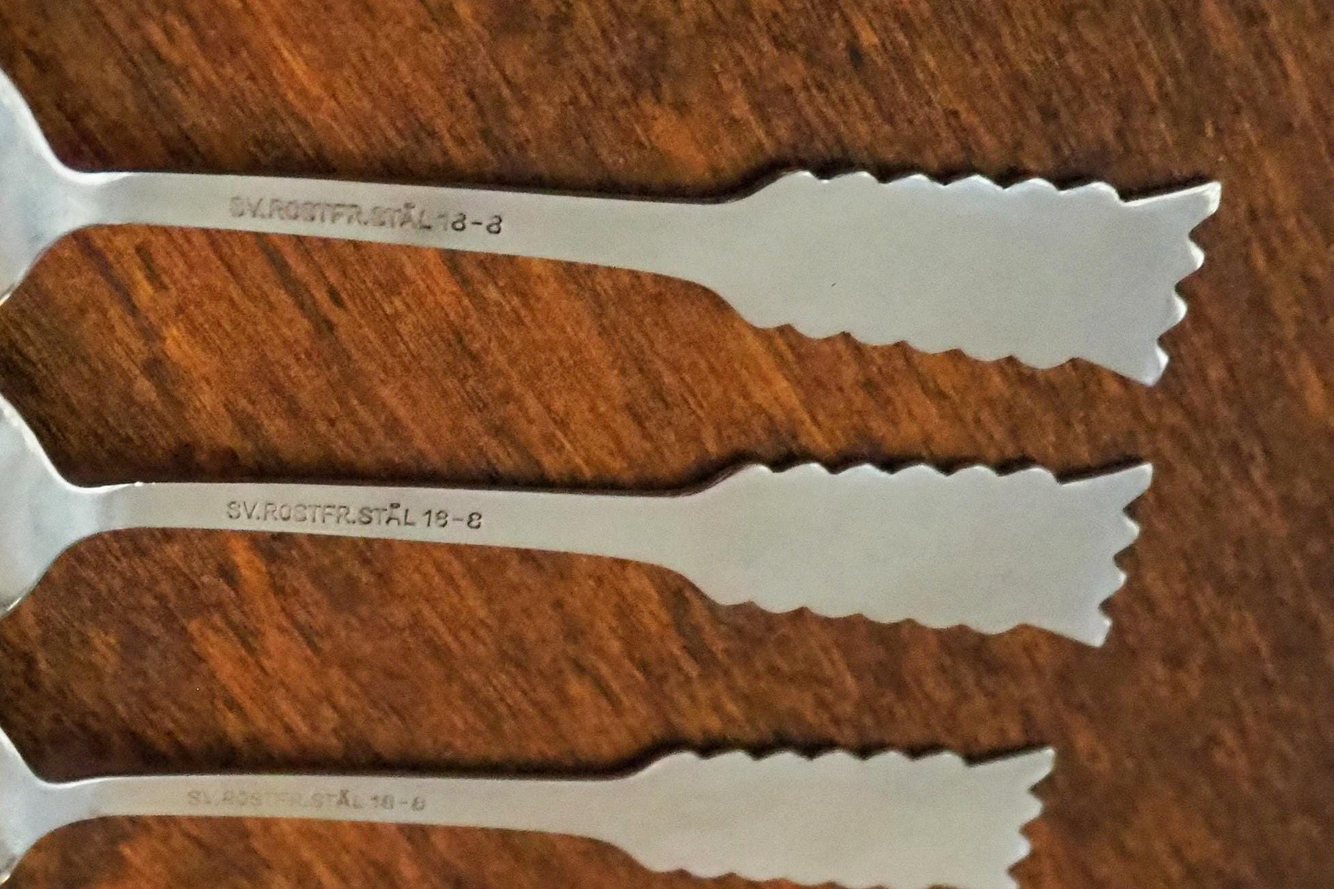 Set of six vintage coffee spoons | Vintage mocca spoons | Small coffee spoons | Nordic spoon set | Vintage Lapland coffee spoons