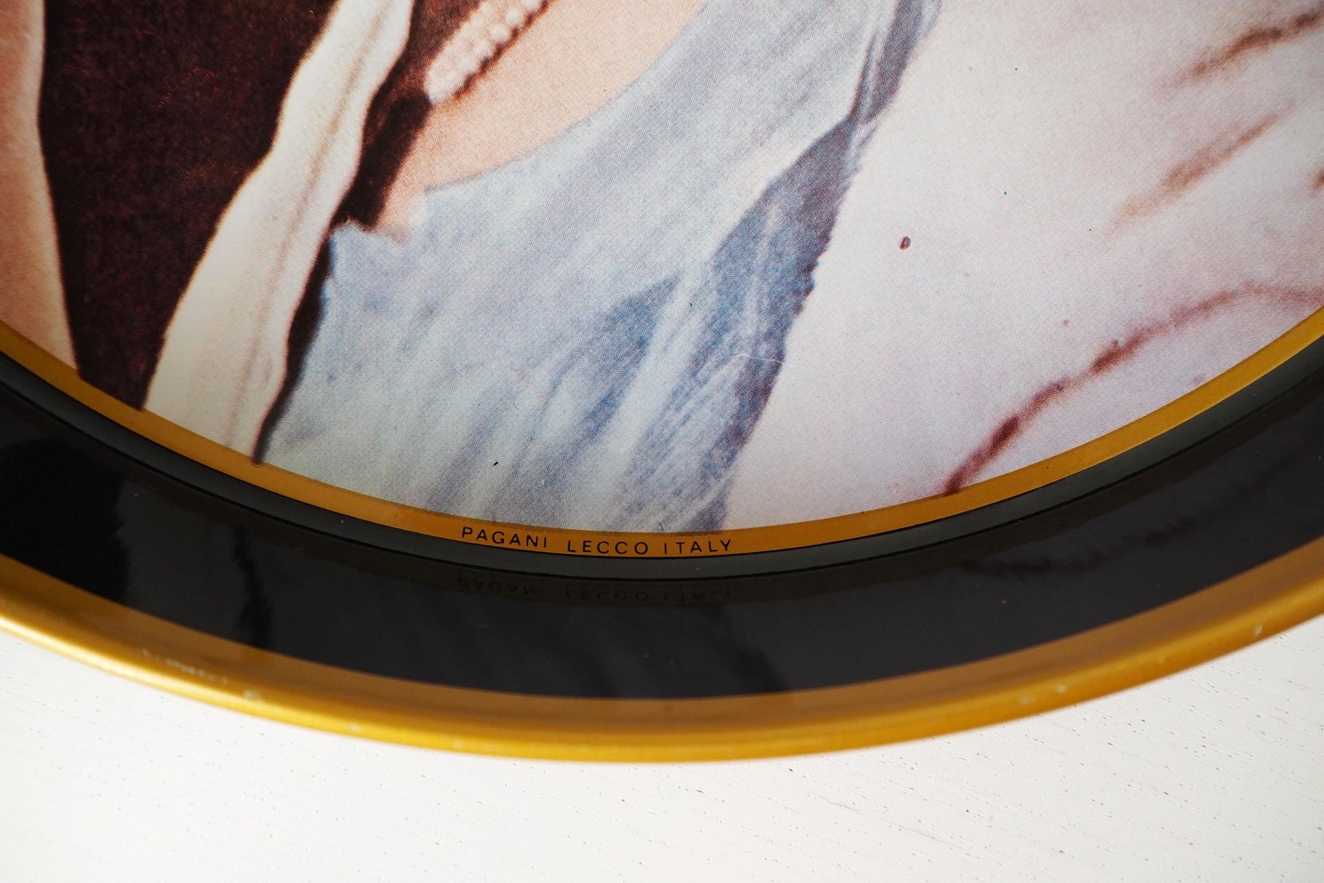 Vintage Coca Cola tin trays | Pagani Lecco Italy | Set of two vintage Coca Cola trays | Round Coca Cola trays | Coca Cola trays