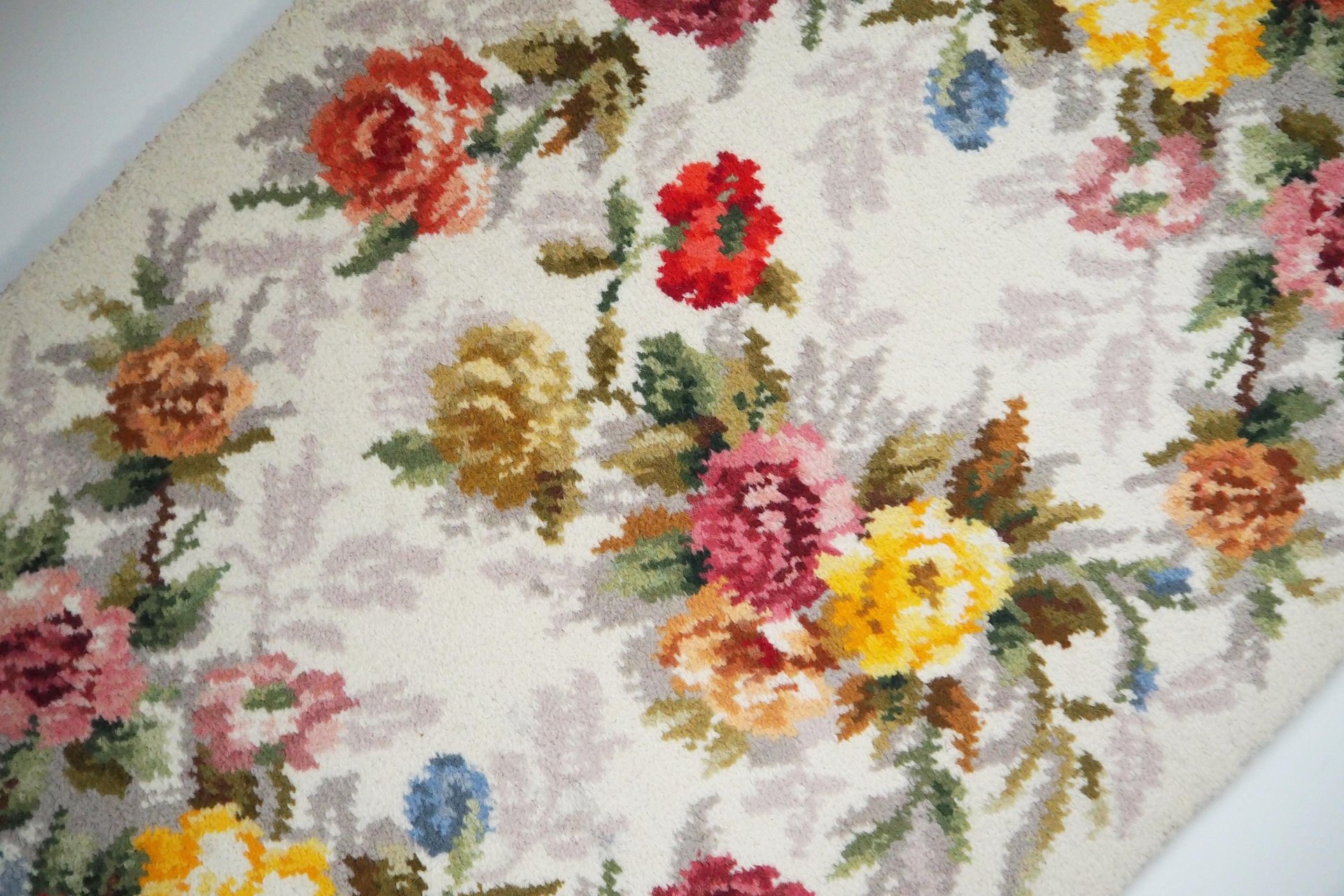 Vintage wall hanging | Floral wall rug | Vintage floral rug | Floral wall hanging | Retro wall hanging | Vintage rug