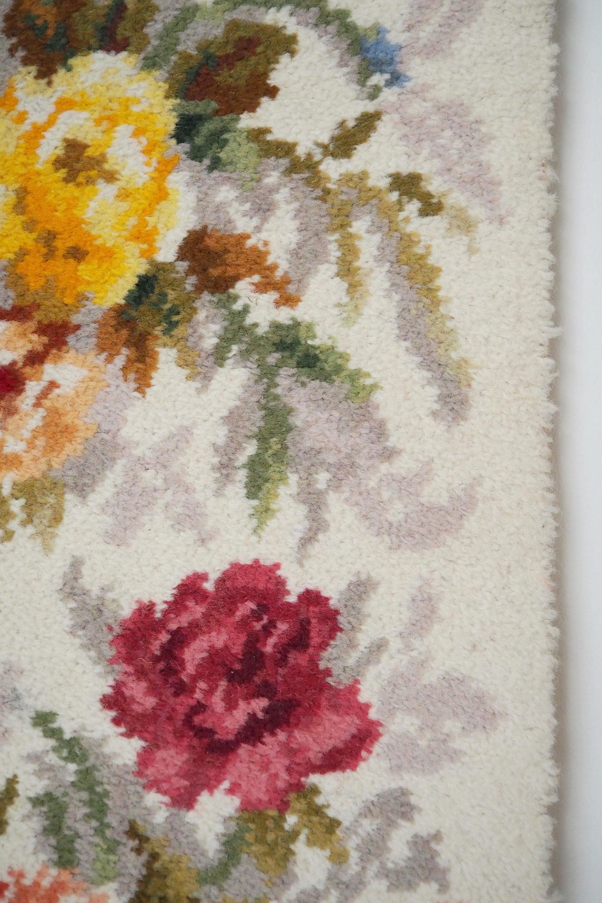 Vintage wall hanging | Floral wall rug | Vintage floral rug | Floral wall hanging | Retro wall hanging | Vintage rug