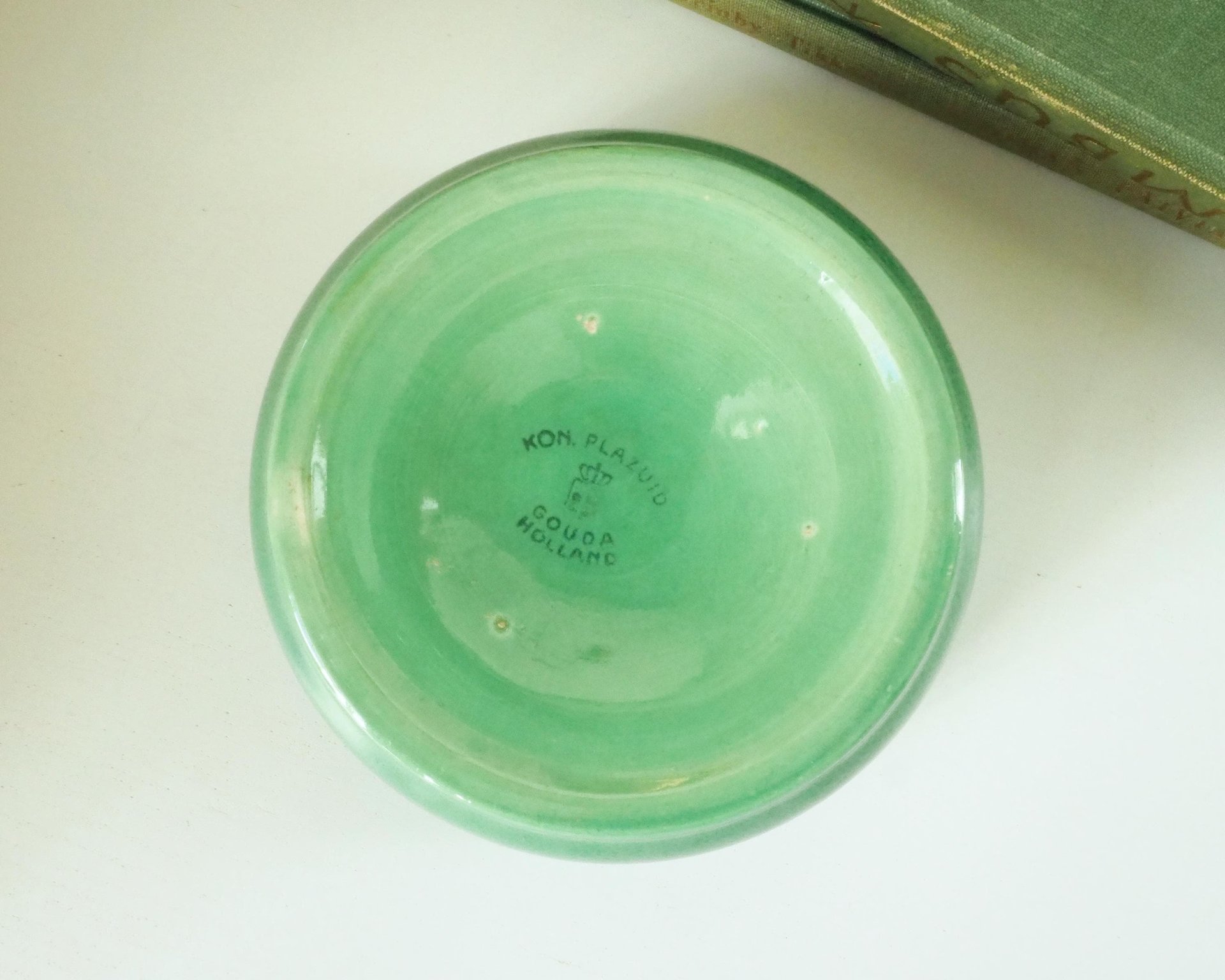 Vintage ceramic ashtray | Vintage Lucas Bols ashtray | Vintage Dutch ashtray | Vintage turquoise ashtray | Made in Holland