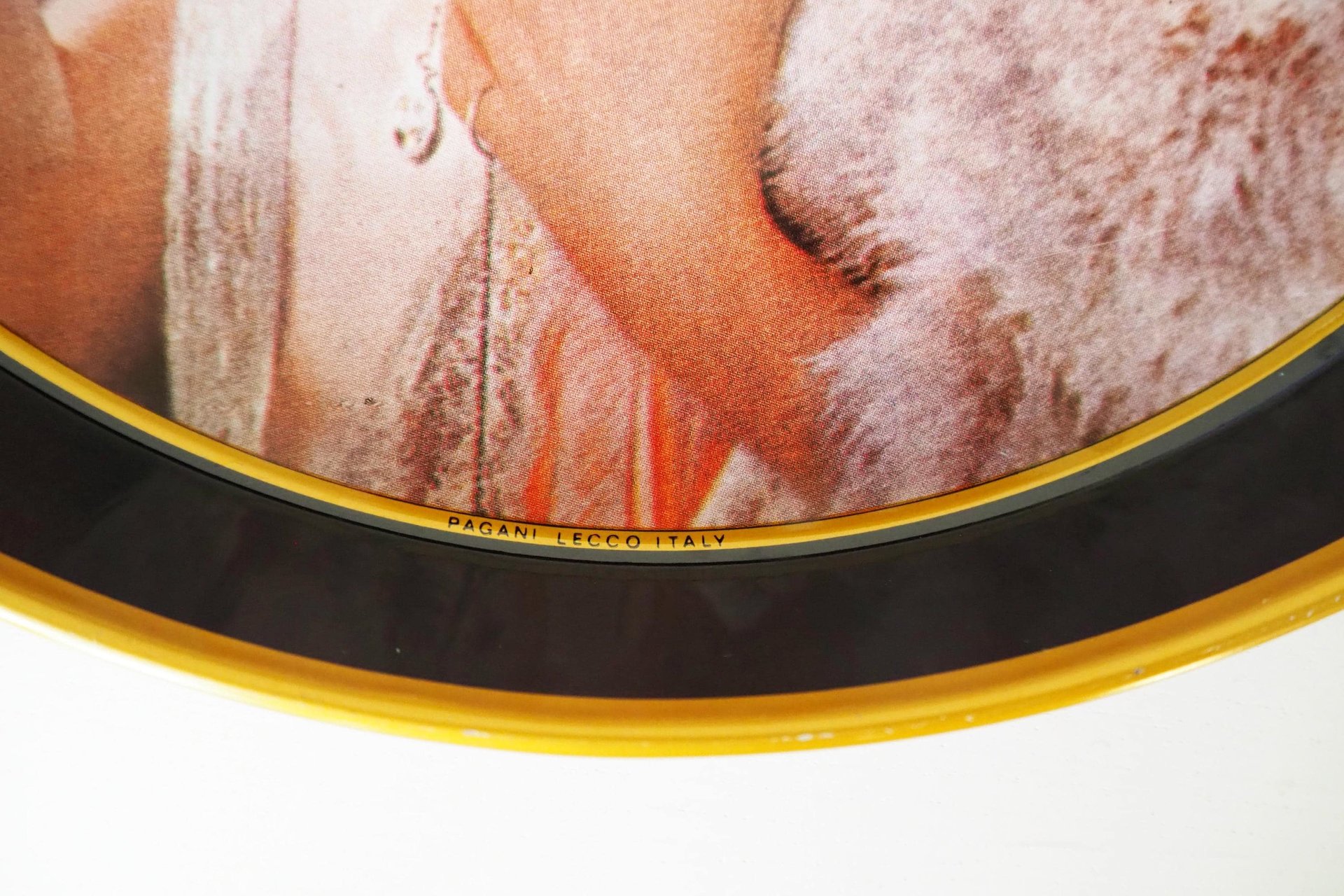 Vintage Coca Cola tin trays | Pagani Lecco Italy | Set of two vintage Coca Cola trays | Round Coca Cola trays | Coca Cola trays