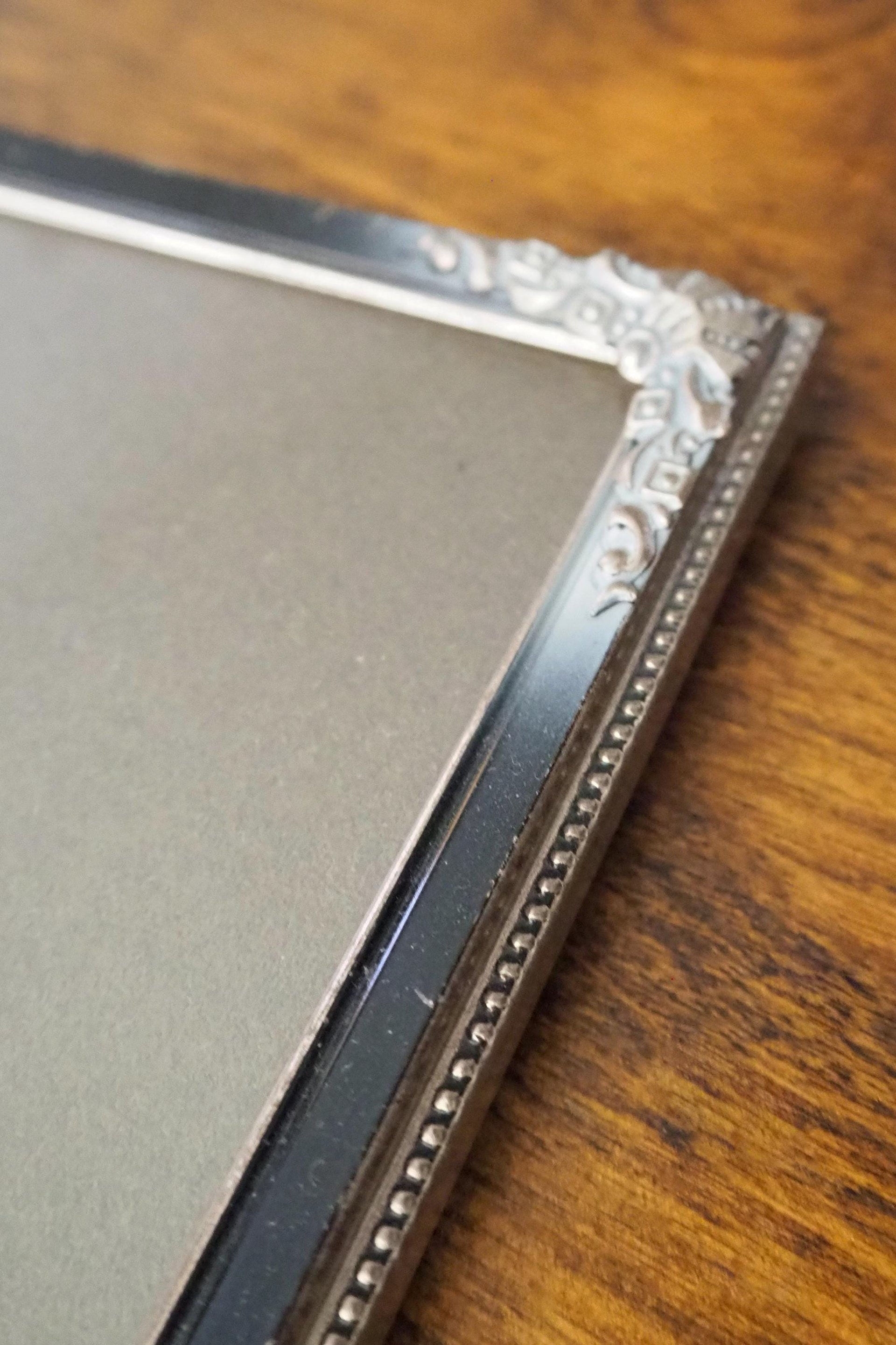 Vintage photo frame 18x24 cm | Vintage Jyden photo frame | Silver plated picture frame | Vintage silver picture frame