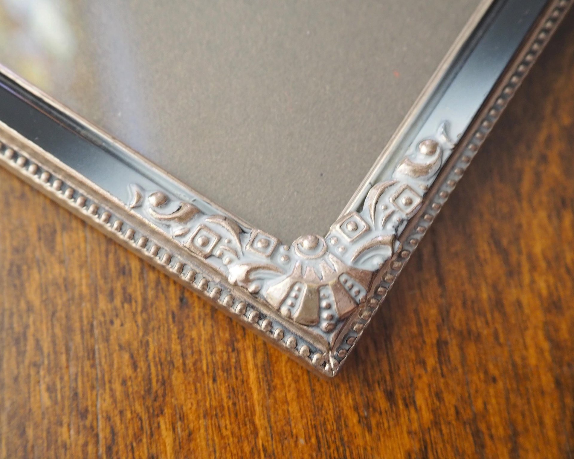 Vintage photo frame 18x24 cm | Vintage Jyden photo frame | Silver plated picture frame | Vintage silver picture frame