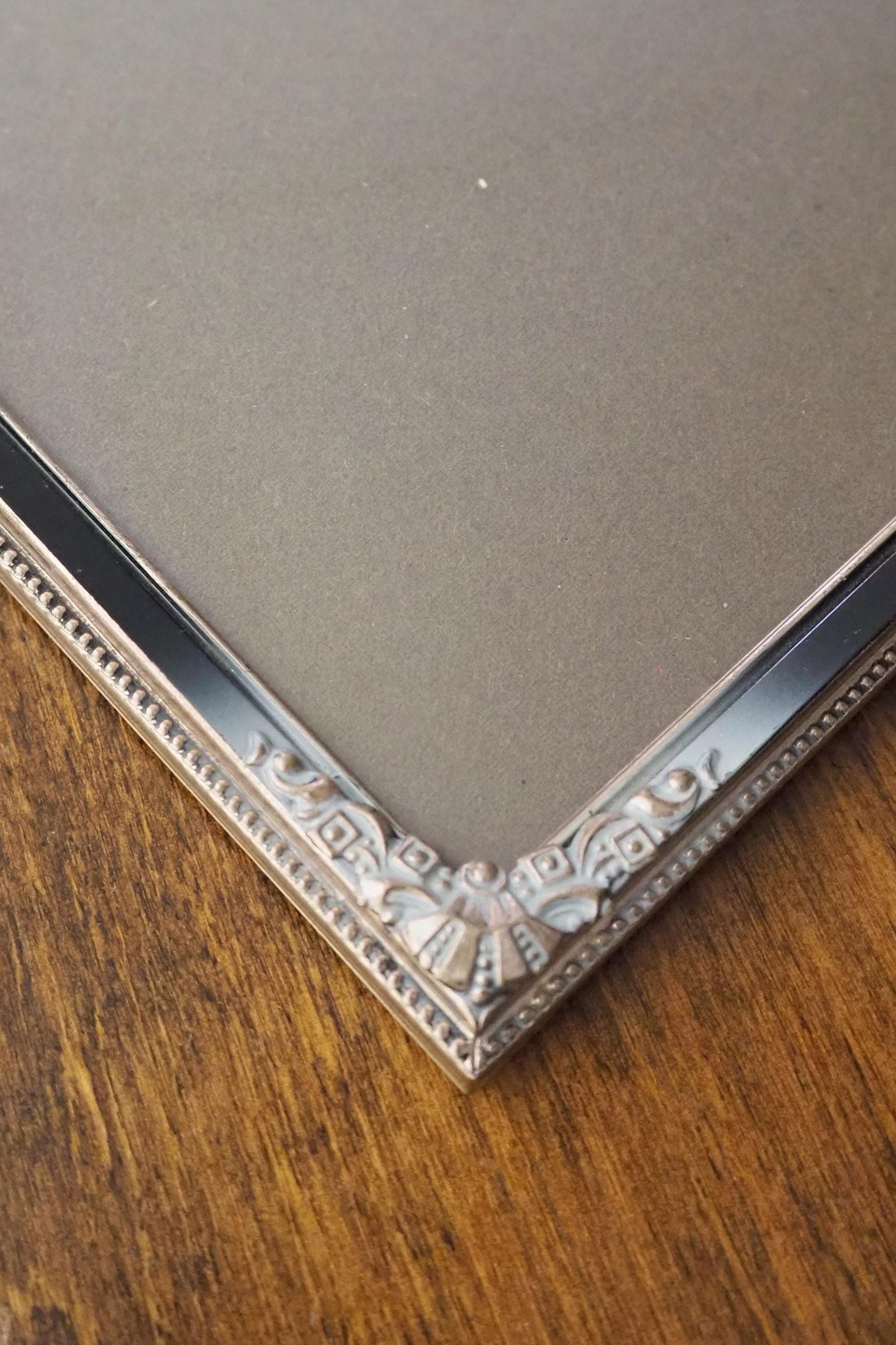 Vintage photo frame 18x24 cm | Vintage Jyden photo frame | Silver plated picture frame | Vintage silver picture frame