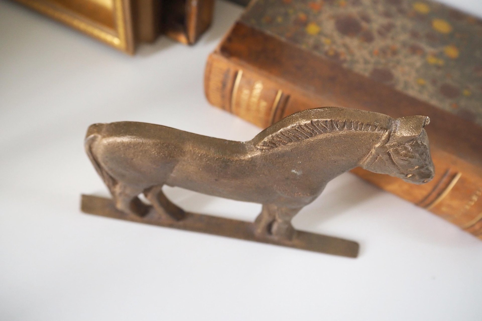 Vintage brass horse | Vintage horse figurine | Vintage horse ornament | Vintage brass figurine | Brass horse | Standing brass horse
